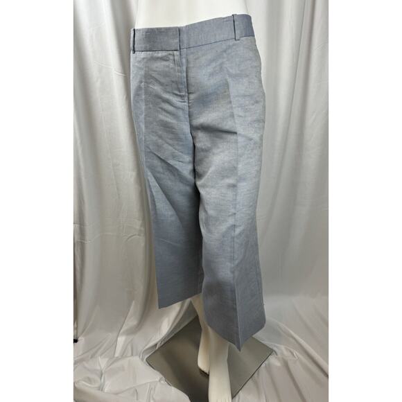 Ann Taylor LOFT Wide Leg Cropped Pants, Blue, Sz: 10, 51-36 - Picture 6 of 15
